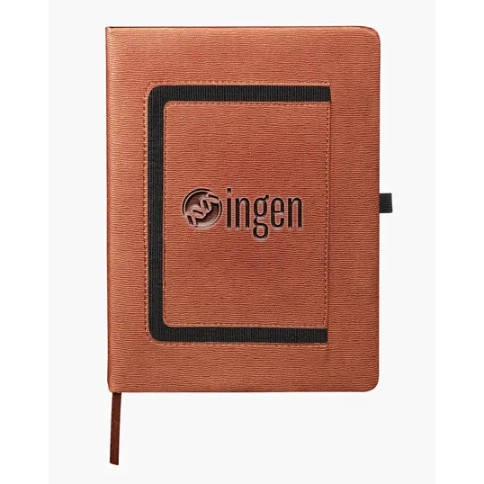 Roma Journal with Horizontal Phone Pocket 7.5" x 9.875" — view 3