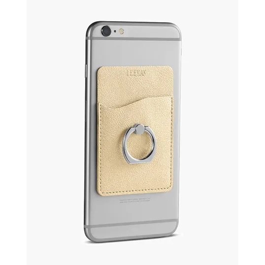 Leeman Shimmer Card Holder With Metal Ring Phone Stand — view 2