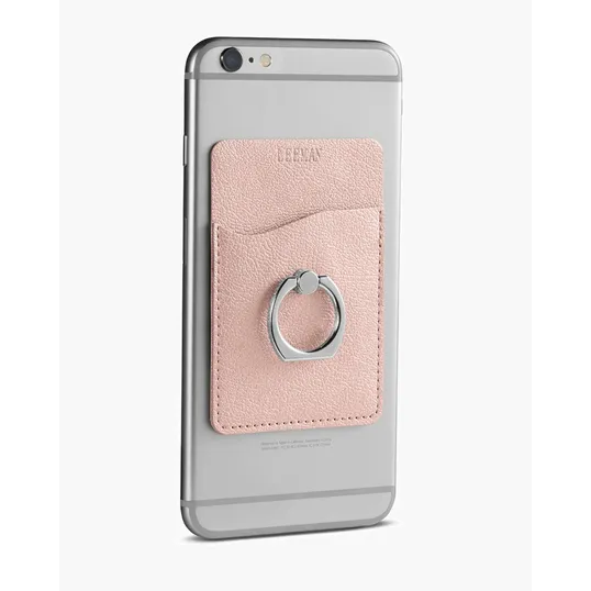 Leeman Shimmer Card Holder With Metal Ring Phone Stand — view 3