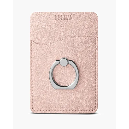 Leeman Shimmer Card Holder With Metal Ring Phone Stand — view 4