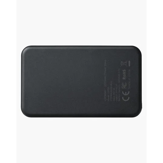 Italian Thermo PU 5000mAh Phone Power Bank — view 2
