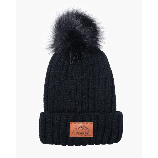 Knit Beanie With Pom Pom — view 5