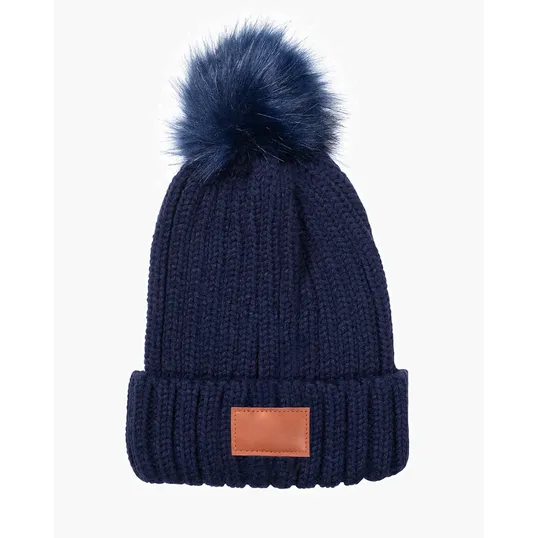 Knit Beanie With Pom Pom — view 2