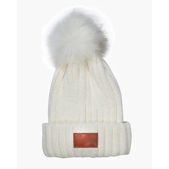 Knit Beanie With Pom Pom — view 3