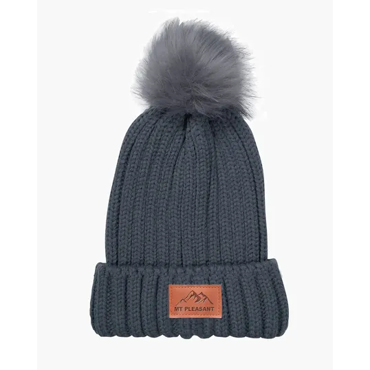 Knit Beanie With Pom Pom — view 8