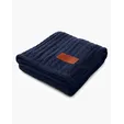 Leeman Cable Knit Sherpa Throw