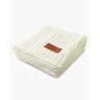 Leeman Cable Knit Sherpa Throw — view 2