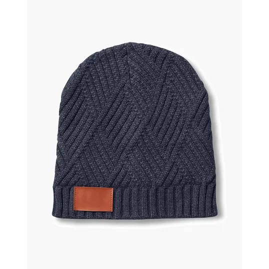 Leeman Trellis Knit Beanie — view 2