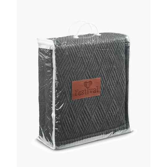 Trellis Knit Blanket