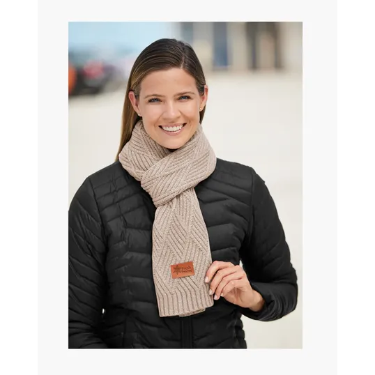 Leeman Trellis Knit Scarf — view 5