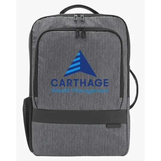 Eco Friendly Work Laptop Backpack and Briefcase — view 2