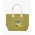 Seville Jute & Canvas Tote Bag — view 8