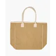 Seville Jute & Canvas Tote Bag — view 4