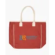 Seville Jute & Canvas Tote Bag — view 10