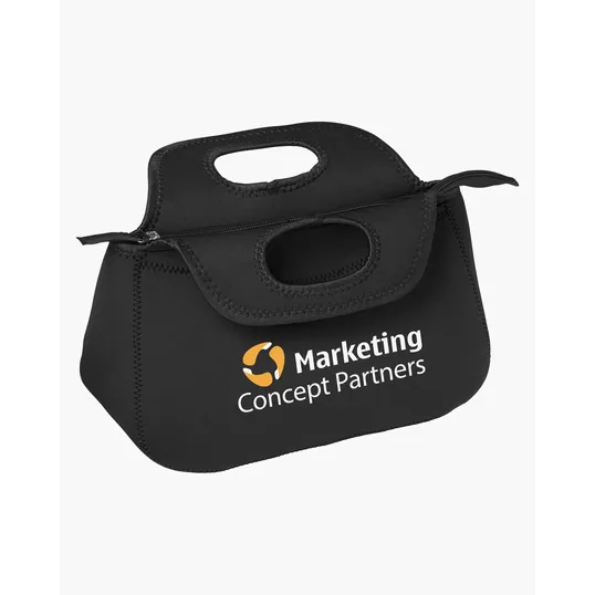 Zippered Neoprene Lunch Cooler Tote Bag — view 7