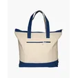 Zippered Cotton Canvas Tote Bag — view 2