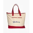 Zippered Cotton Canvas Tote Bag — view 9