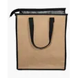 Jute Lunch Cooler Tote Bag