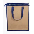 Jute Lunch Cooler Tote Bag — view 2