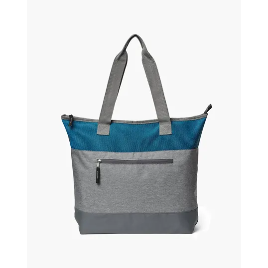 Polyester Tote Bag with Zipper Main Compartment