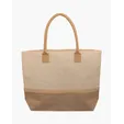 Laminated Jute & Canvas Tote Bag