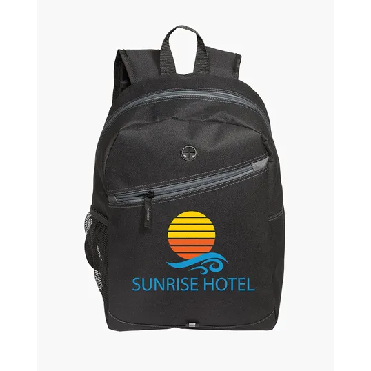 Front Zipper Color Laptop Backpack — view 5