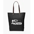 Urban Cotton Tote Bag with Leather Handles — view 4