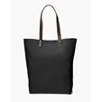 Urban Cotton Tote Bag with Leather Handles