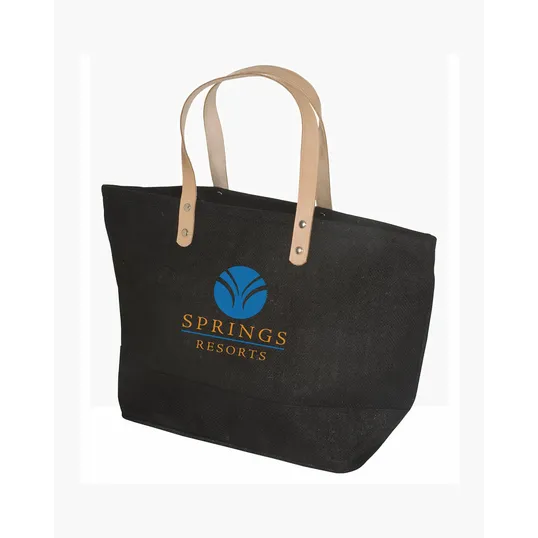 Hamptons Jute Tote Bag — view 4