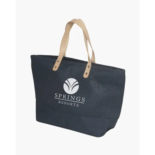 Hamptons Jute Tote Bag — view 5