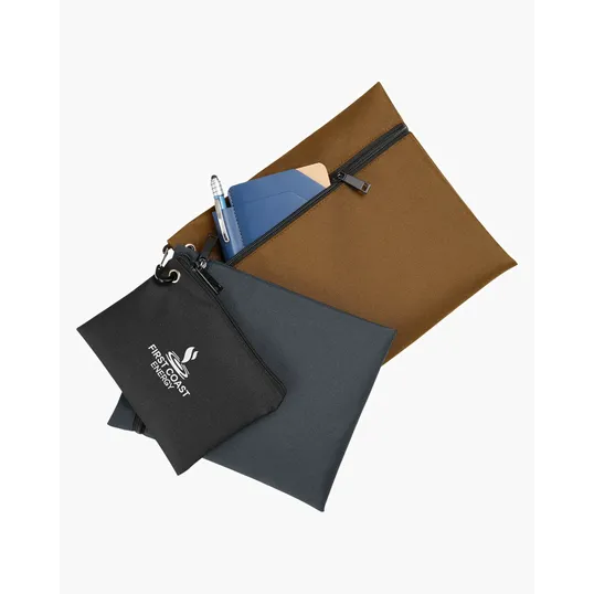 Harriton Eco Friendly Three Pouch Set — view 3