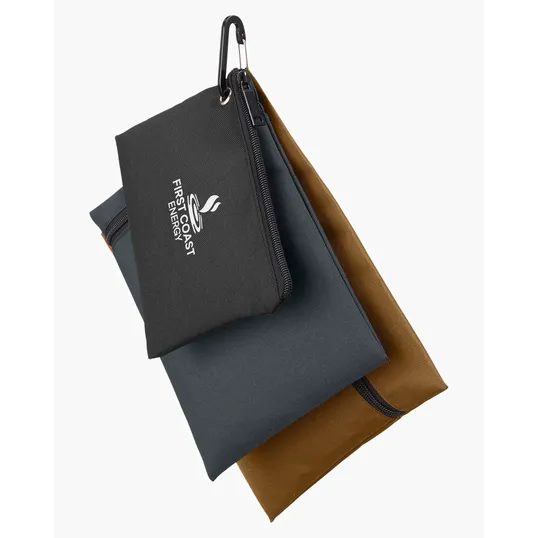 Harriton Eco Friendly Three Pouch Set — view 4