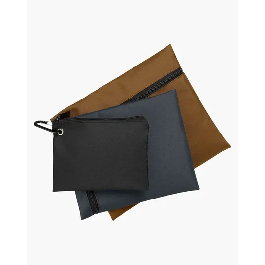 Harriton Eco Friendly Three Pouch Set — view 2