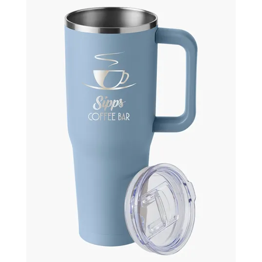 Harriton 40 oz. Vacuum Insulated Stainless Steel Travel Tumbler — view 13