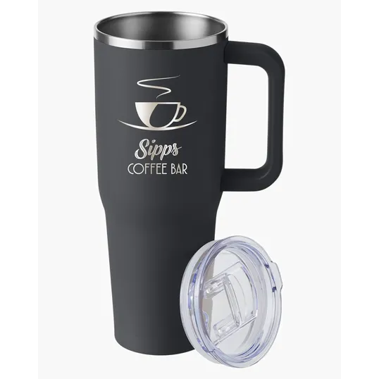 Harriton 40 oz. Vacuum Insulated Stainless Steel Travel Tumbler — view 17
