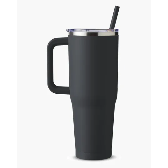 Harriton 40 oz. Vacuum Insulated Stainless Steel Travel Tumbler — view 5