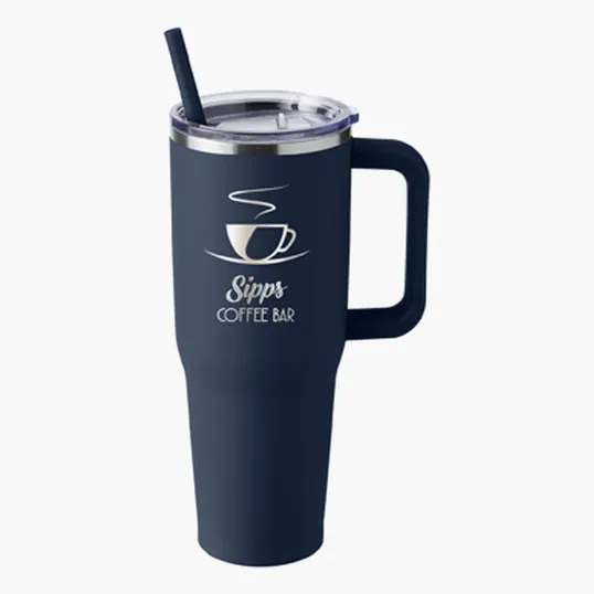 Harriton 40 oz. Vacuum Insulated Stainless Steel Travel Tumbler — view 18