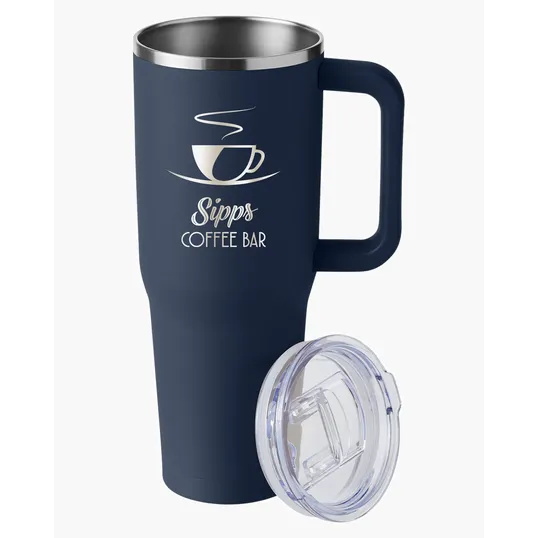 Harriton 40 oz. Vacuum Insulated Stainless Steel Travel Tumbler — view 20