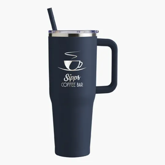 Harriton 40 oz. Vacuum Insulated Stainless Steel Travel Tumbler — view 21