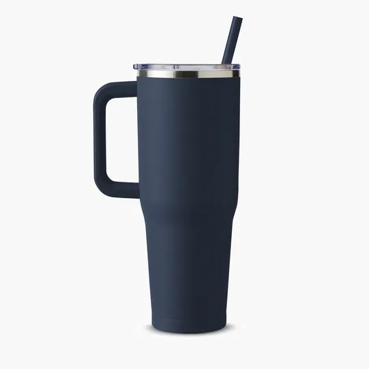 Harriton 40 oz. Vacuum Insulated Stainless Steel Travel Tumbler — view 6