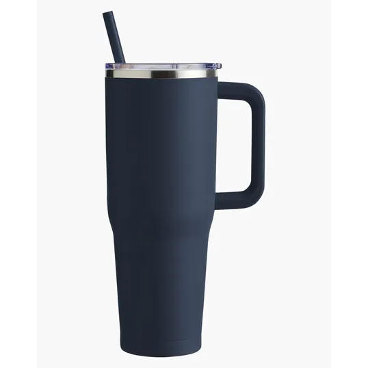 Harriton 40 oz. Vacuum Insulated Stainless Steel Travel Tumbler — view 7