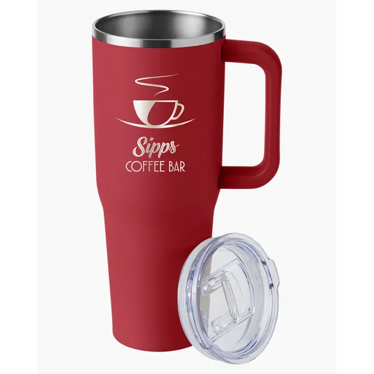 Harriton 40 oz. Vacuum Insulated Stainless Steel Travel Tumbler — view 26