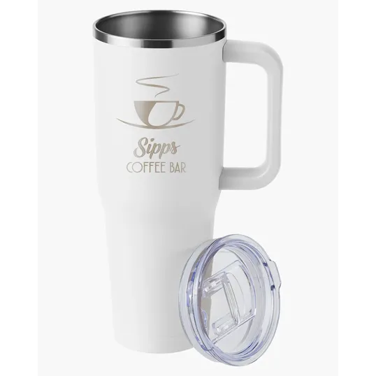 Harriton 40 oz. Vacuum Insulated Stainless Steel Travel Tumbler — view 29