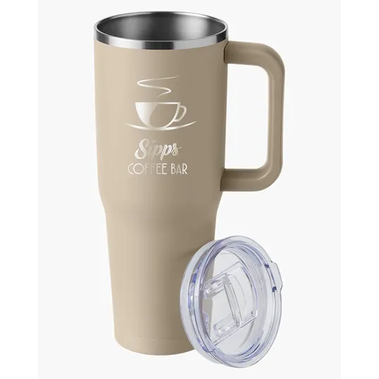 Harriton 40 oz. Vacuum Insulated Stainless Steel Travel Tumbler — view 33