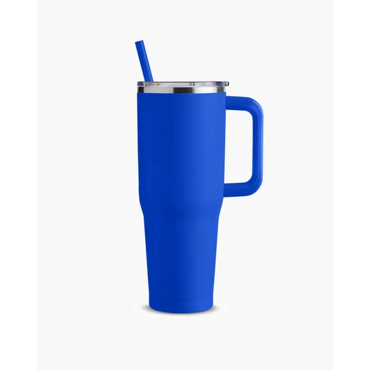 Harriton 40 oz. Vacuum Insulated Stainless Steel Travel Tumbler — view 36