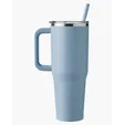 Harriton 40 oz. Vacuum Insulated Stainless Steel Travel Tumbler — view 3