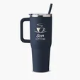 Harriton 40 oz. Vacuum Insulated Stainless Steel Travel Tumbler — view 19