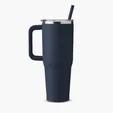 Harriton 40 oz. Vacuum Insulated Stainless Steel Travel Tumbler — view 6