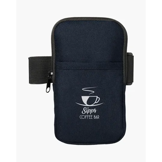 Harriton Travel Tumbler Sidekick Recycled Polyester Pouch — view 5