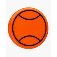 Prime Line Basketball Magnetic Memo Clip